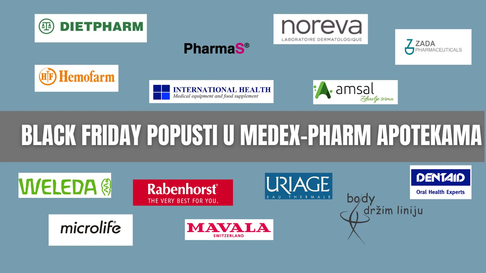 Black Friday popusti u Medex-pharm apotekama