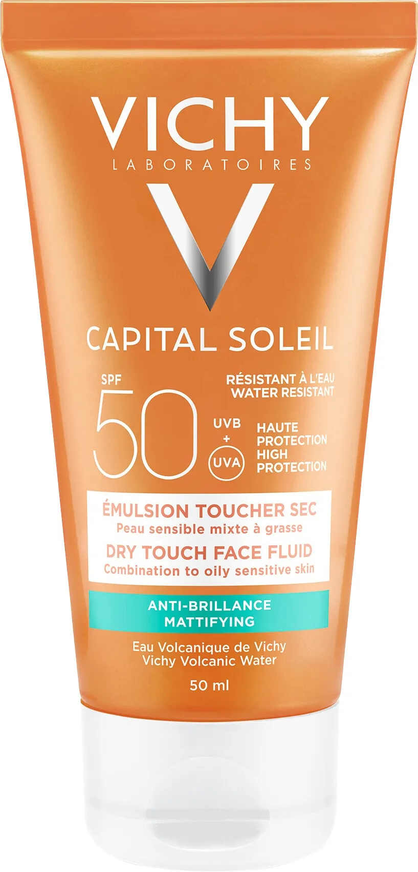 VICHY Sun Capital Soleil Dry touch fluid za lice SPF50+ 50ml