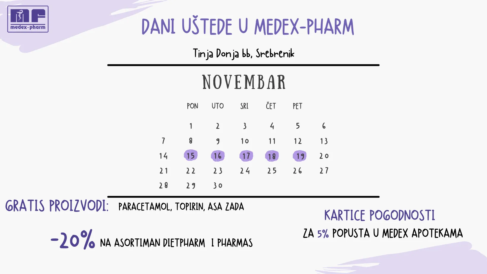 Dani uštede u Medex-pharm